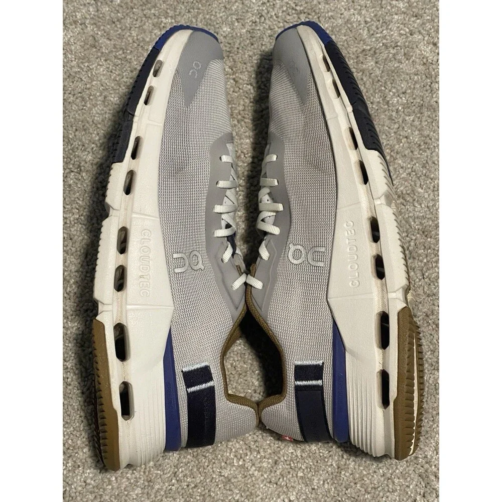 On Cloudnova Form 2 Womens Size 7 Silver Gray Athletic Running Shoes Sneakers